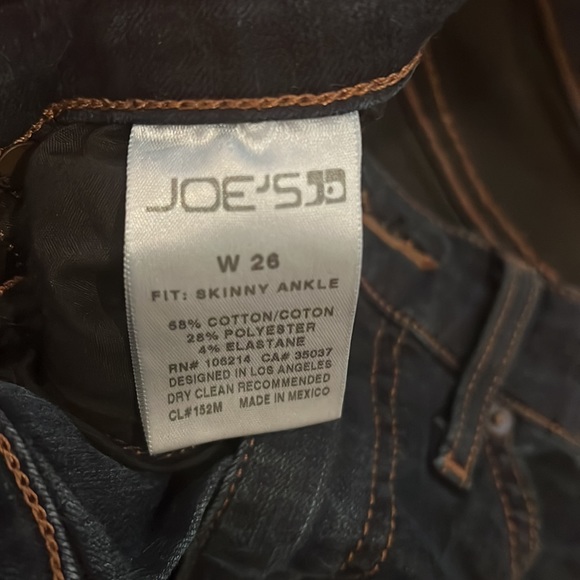 Womens Joe’s Jeans dark wags skinny size 26 - Picture 3 of 4
